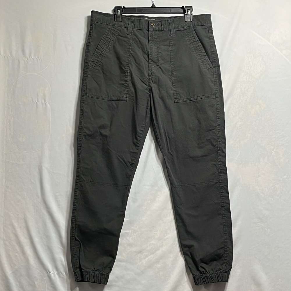 Signature Levi Strauss Gold Womens Jogger Pants Gray Utility Stretch 36